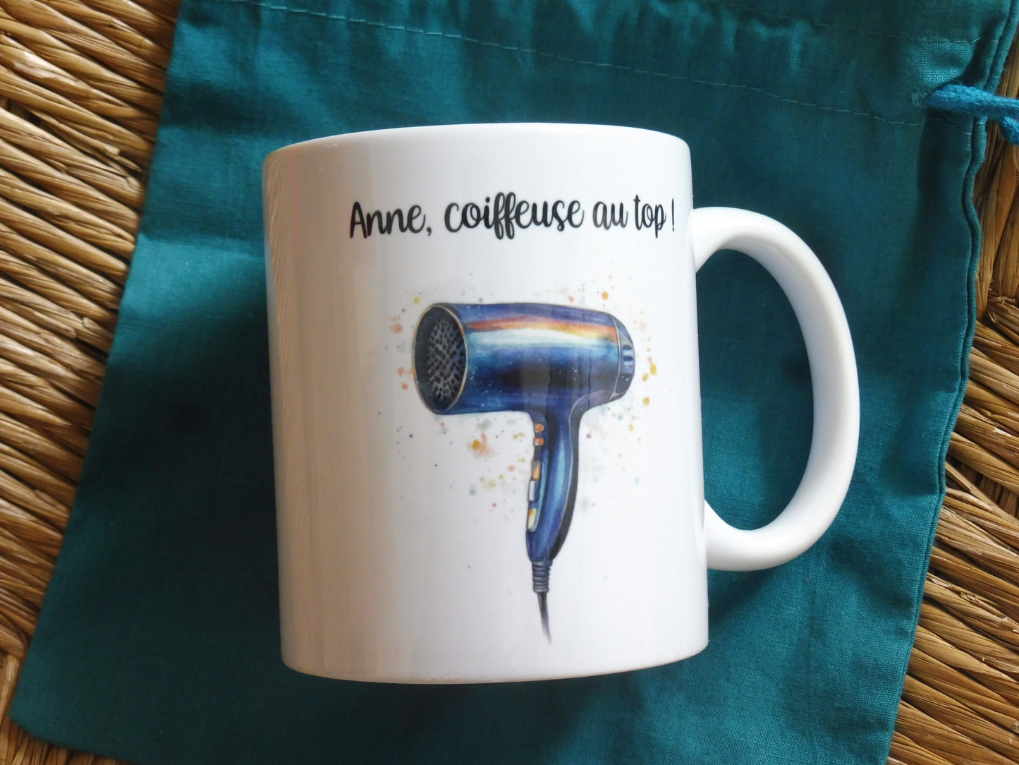 Mug personnalisé coiffeuse
