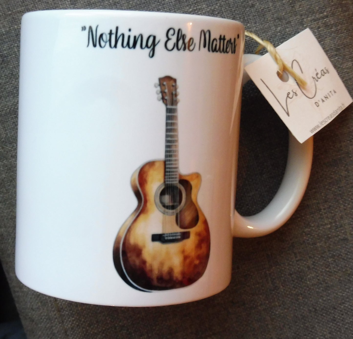 Mug personnalisé guitare acoustique