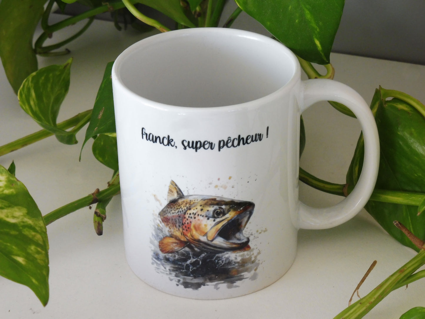 Mug personnalisé pêcheur