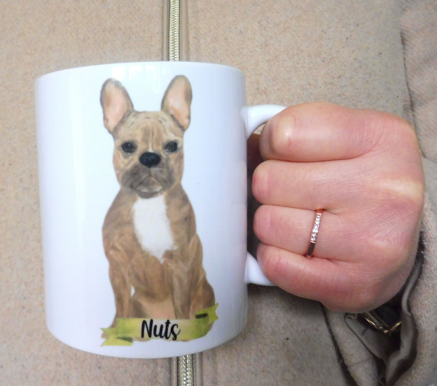 Mug personnalisé chien Berger allemand et son prénom