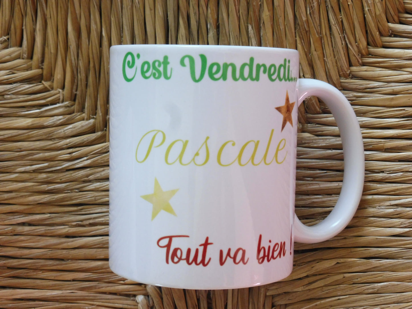Personalisierte Tasse im Ruhestand