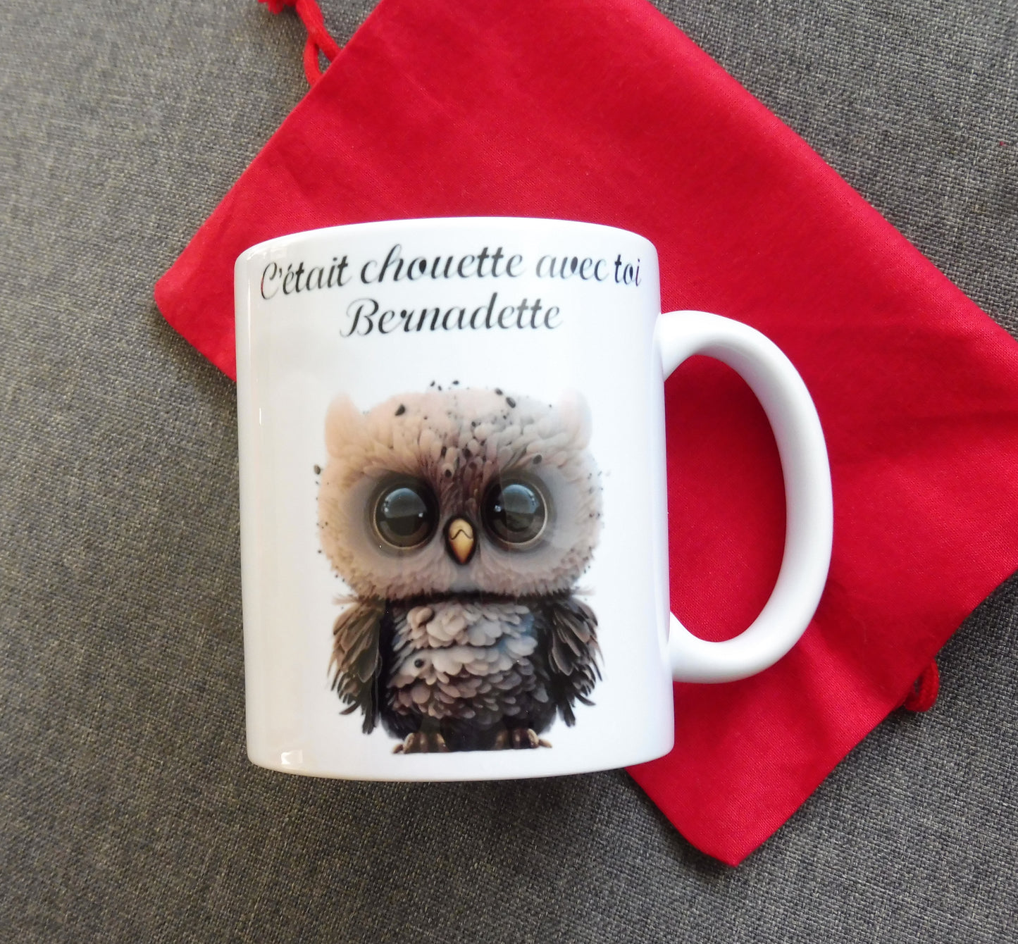 Mug  personnalisé Chouette maîtresse d'école