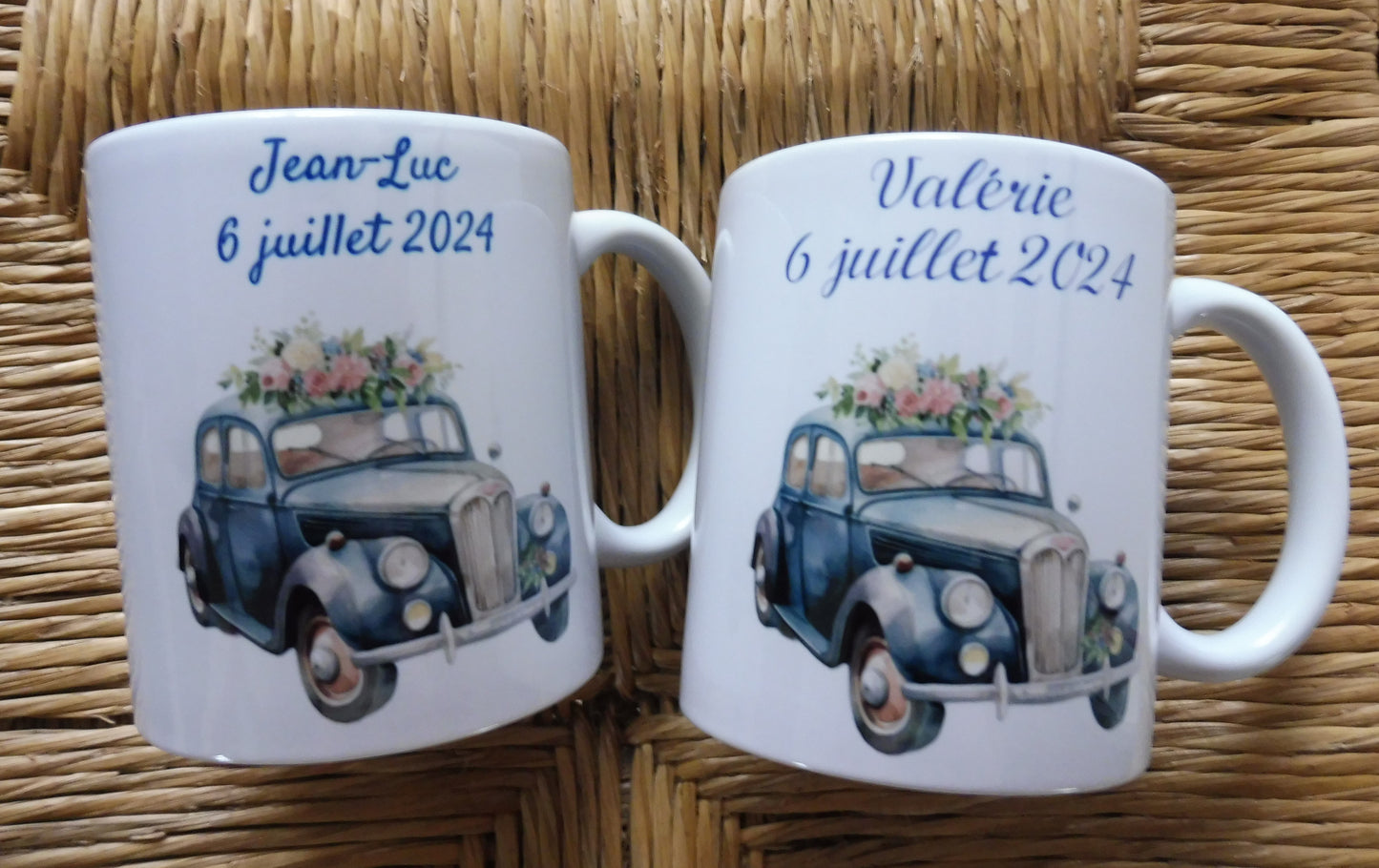 Mug personnalisé voiture de mariage