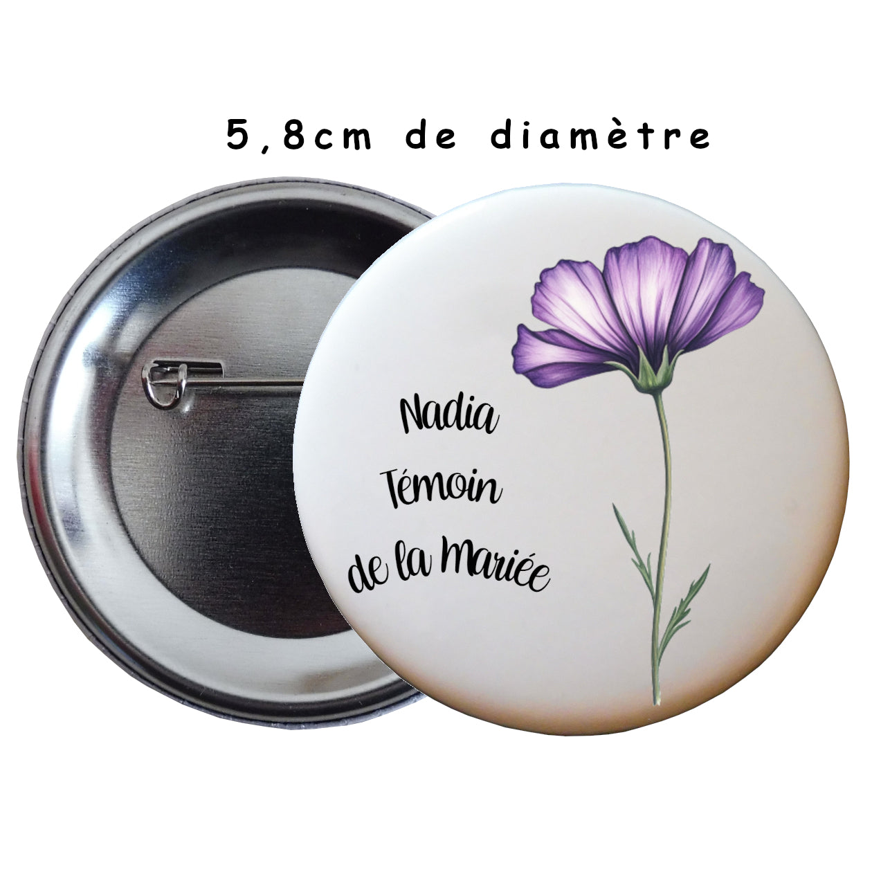 Badge invités mariés
