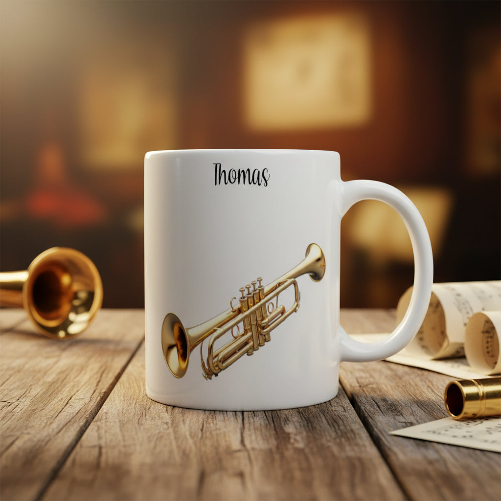 Mug personnalisé trompette
