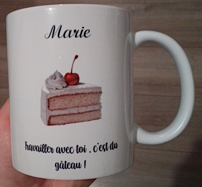 Personalisierte Tasse für den Kollegen