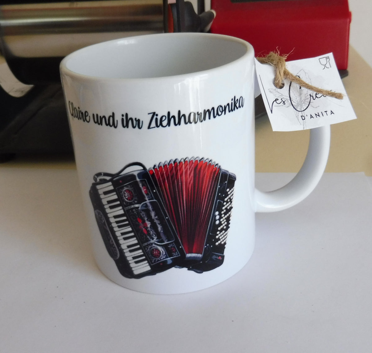 Mug personnalisé accordéon