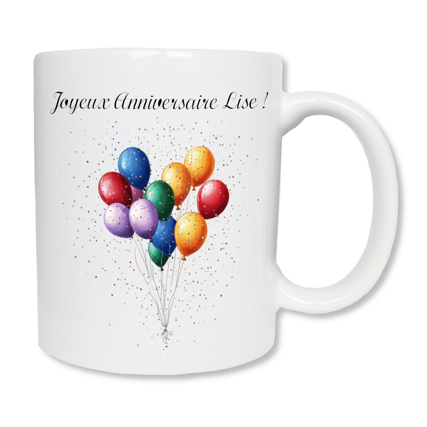 Personalized birthday mug