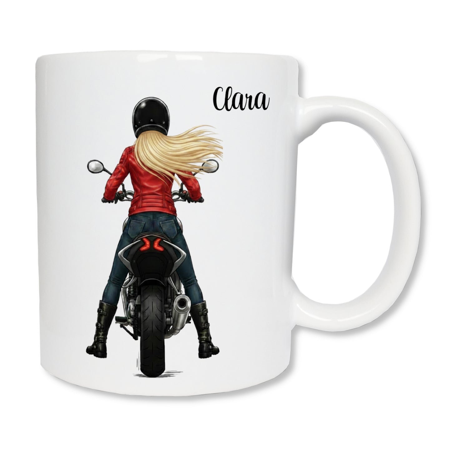Personalisierte Biker-Tasse