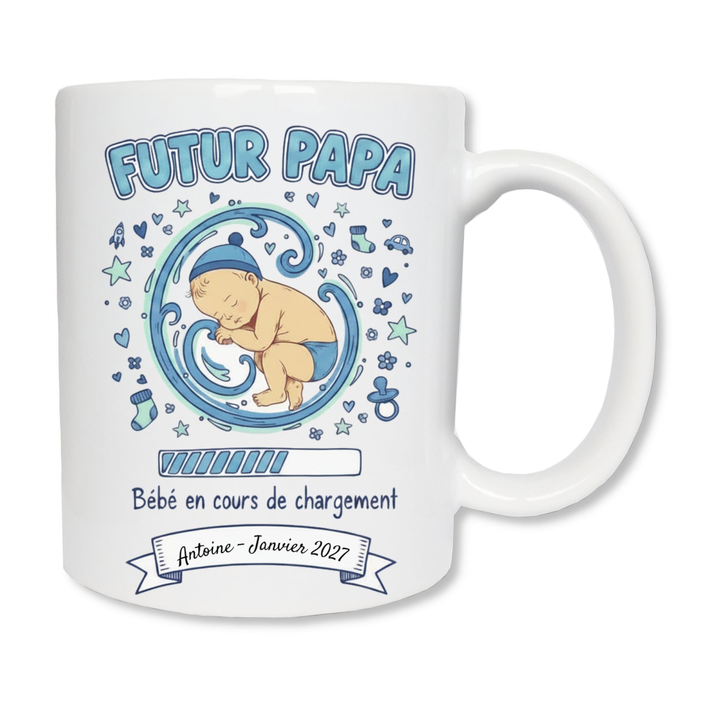 Mug Futur Papa - Bébé en cours de chargement