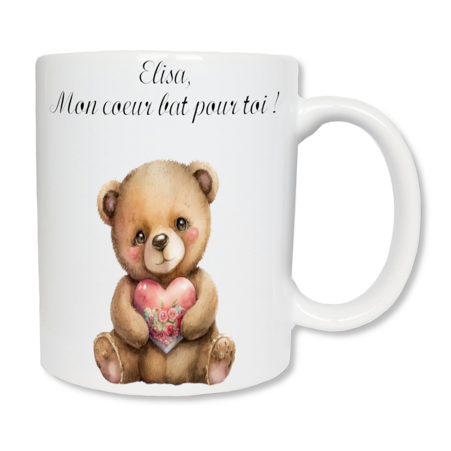 Mug personnalisé ourson