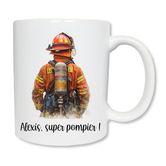 Mug personnalisé Pompier