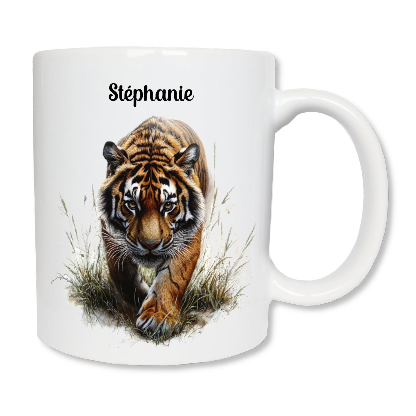 Personalisierte Tigertasse