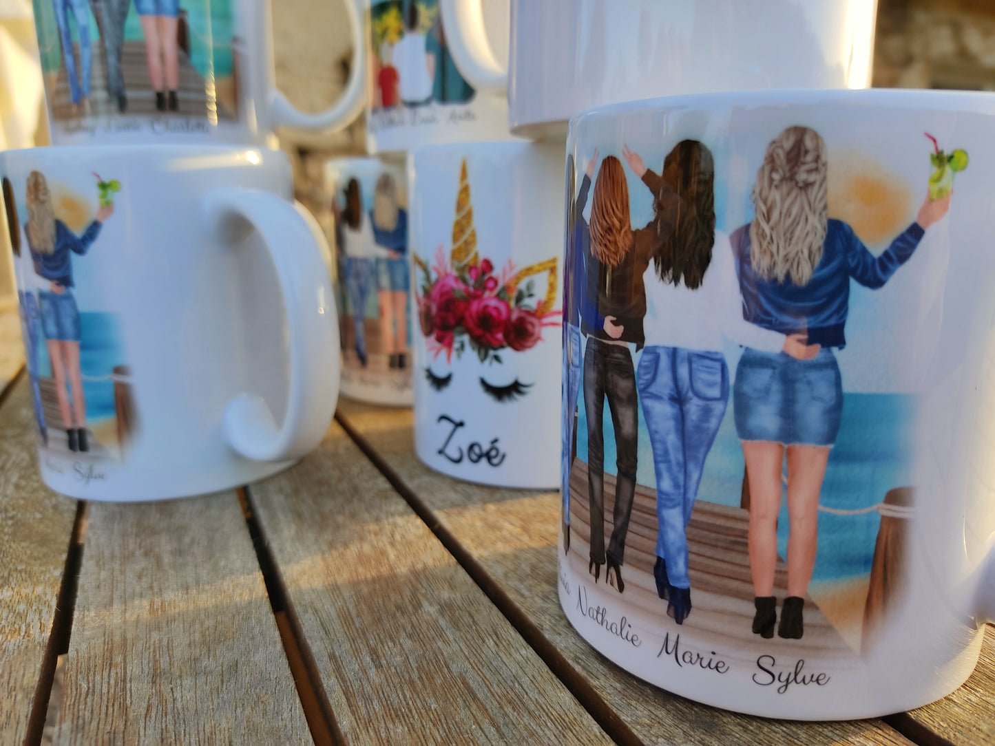 Mug personnalisé 2 amies / soeurs / cousines