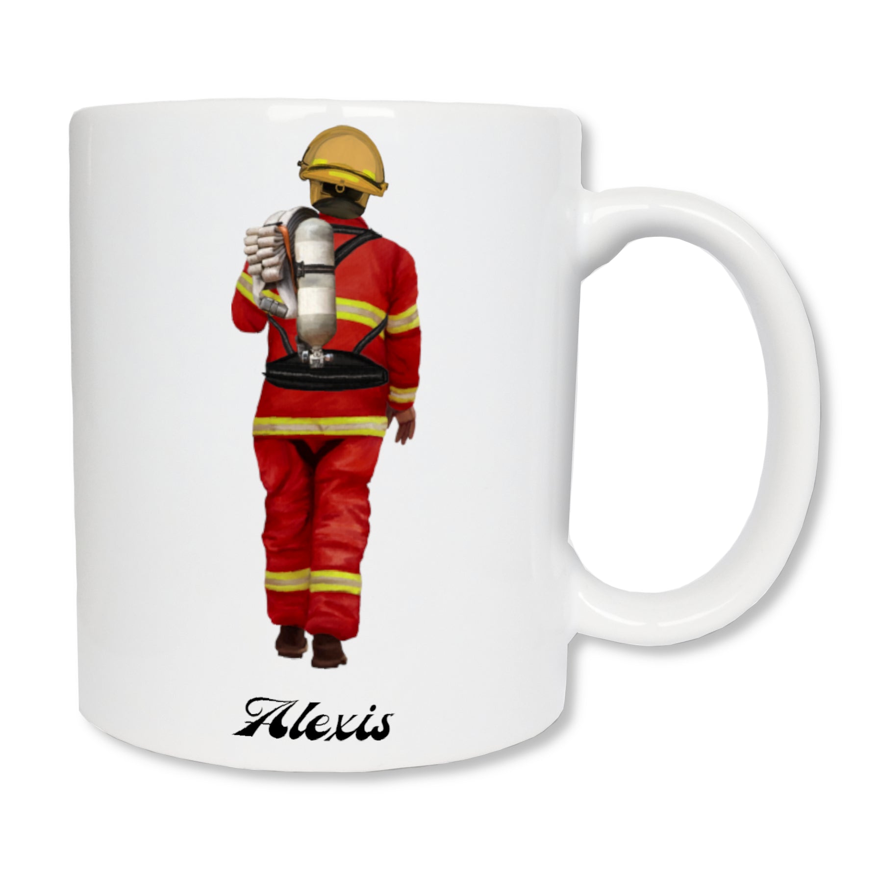 quotedazur - Mug Voil�� �� Quoi Ressemble Un Pompier Incroyable - Cadeau  Pompier - Idée Cadeau Anniversaire - Idée Pour Une Attention Originale  Pompier - Vert : : Cuisine et Maison