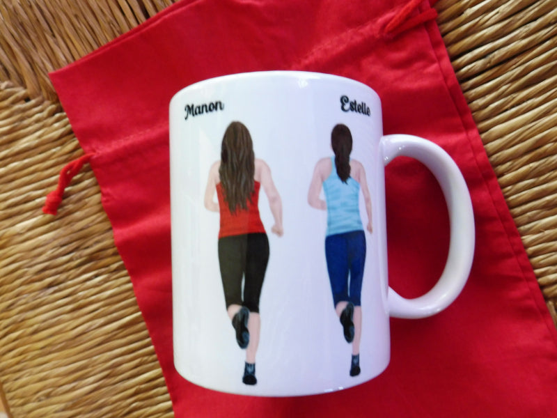 Personalisierte Tasse 2 Jogger 