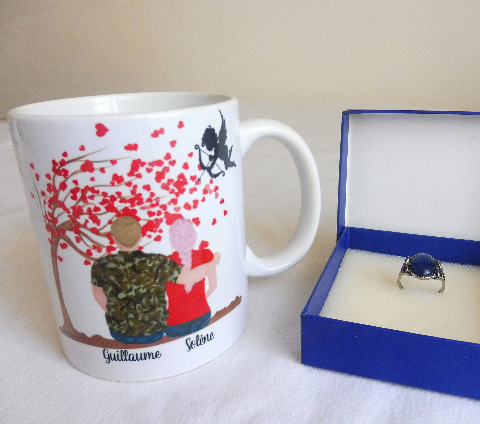 Mug personnalisé couple - Idée cadeau Saint-Valentin - homme ou femme – LES  CREAS D'ANITA
