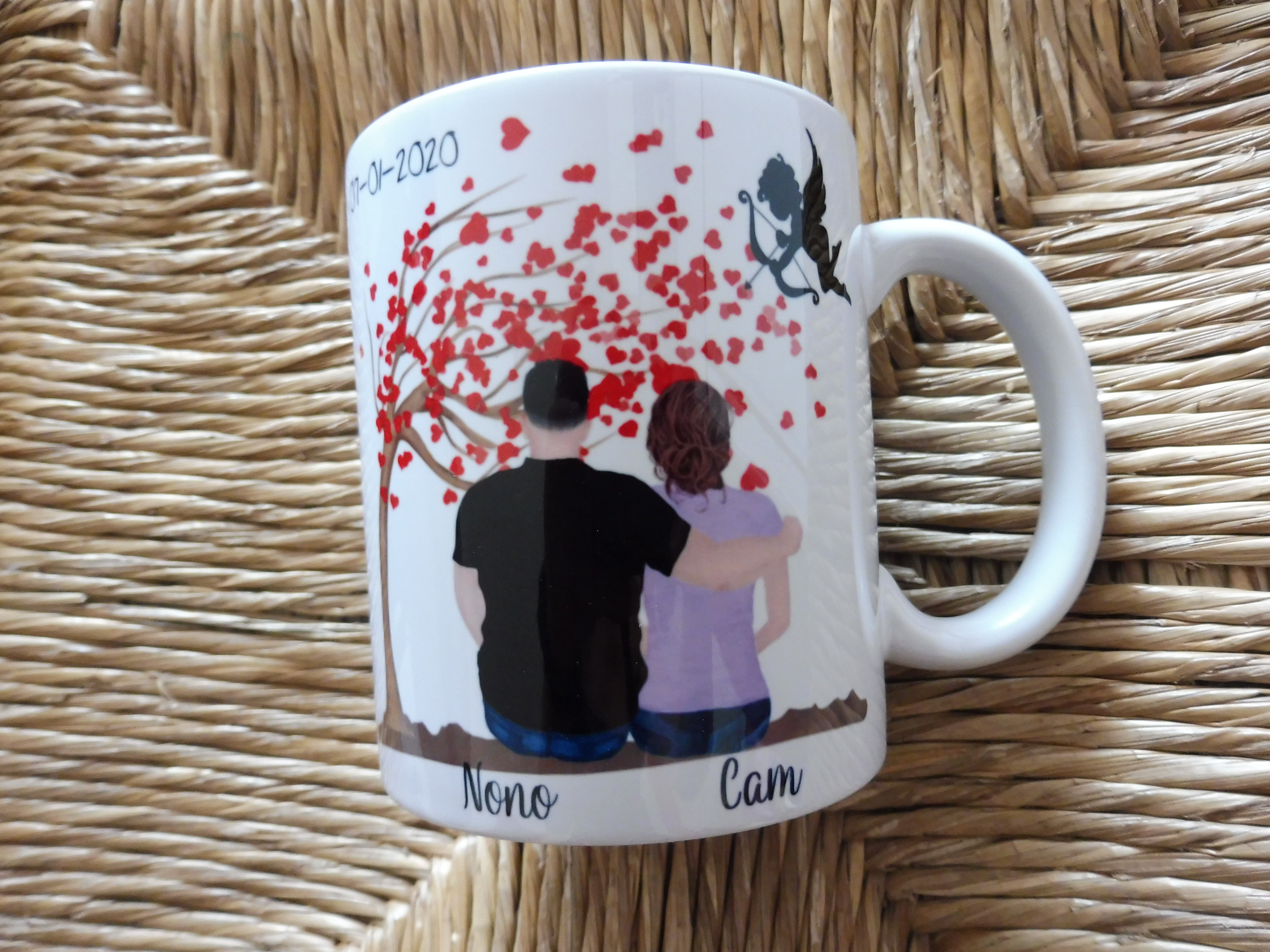 I Love You From The Bottom Of My Heart - Couple Personalized Custom Mug -  Gift For Husband Wife, Anniversary | Pawfect House | Reviews on Judge.me