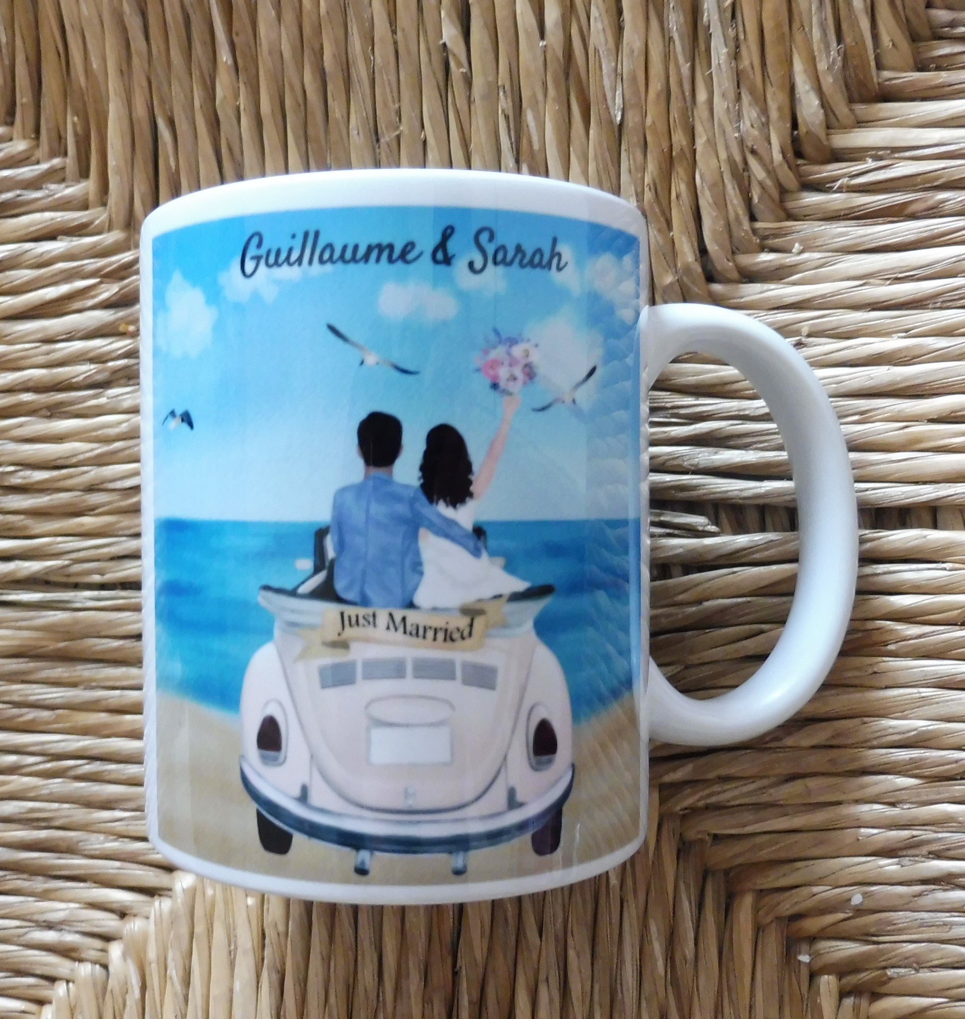 Personalized newlyweds mug - Future Wedding gift idea