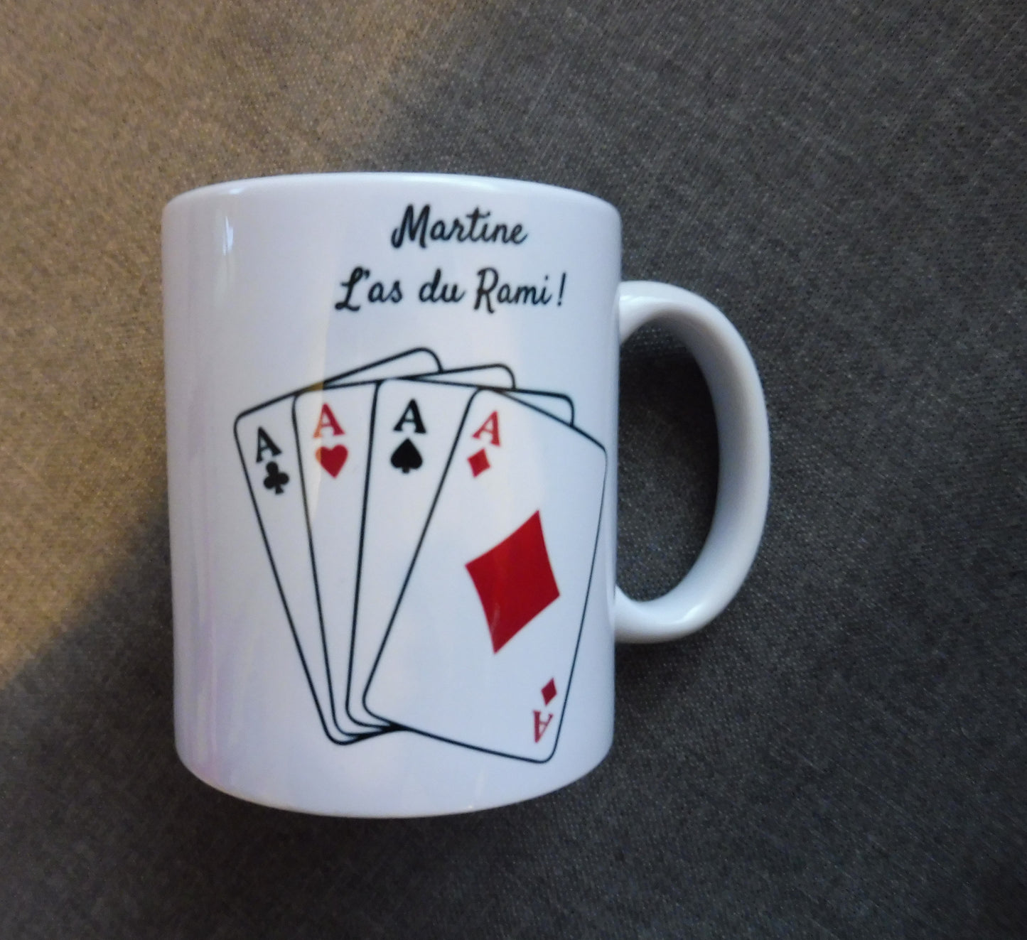 Mug personnalisé jeu de cartes - Poker, rami