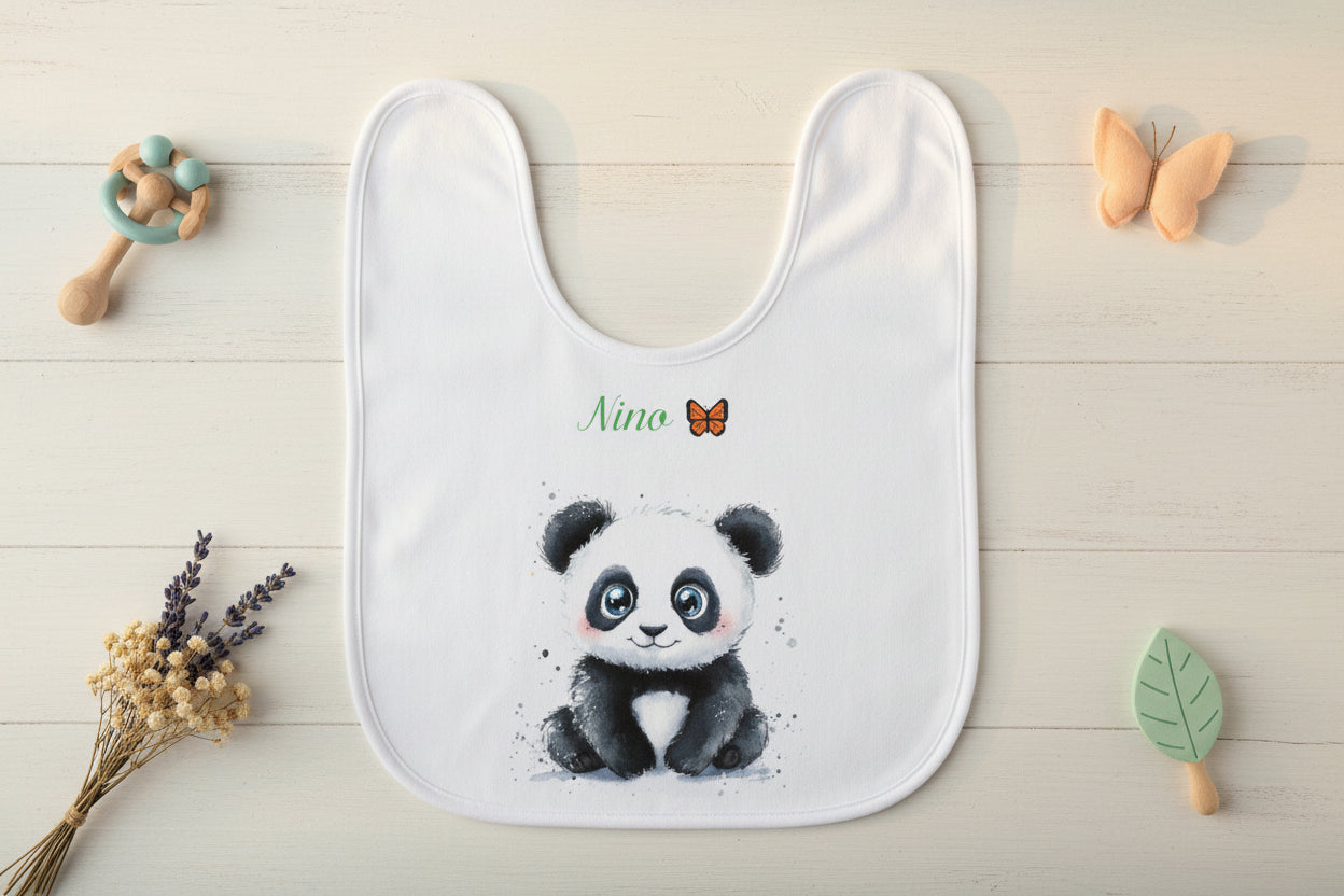 Bavoir personnalisé panda