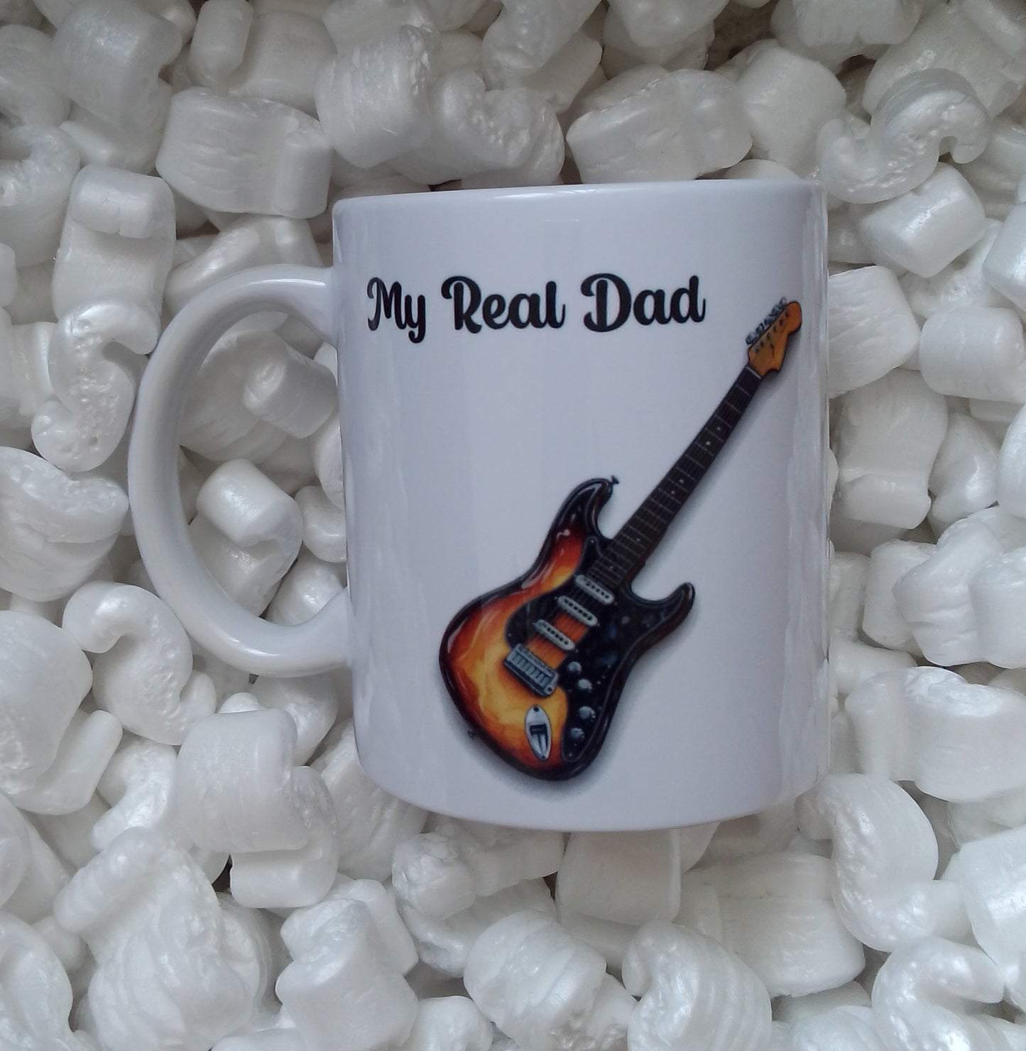 Personalized guitar mug