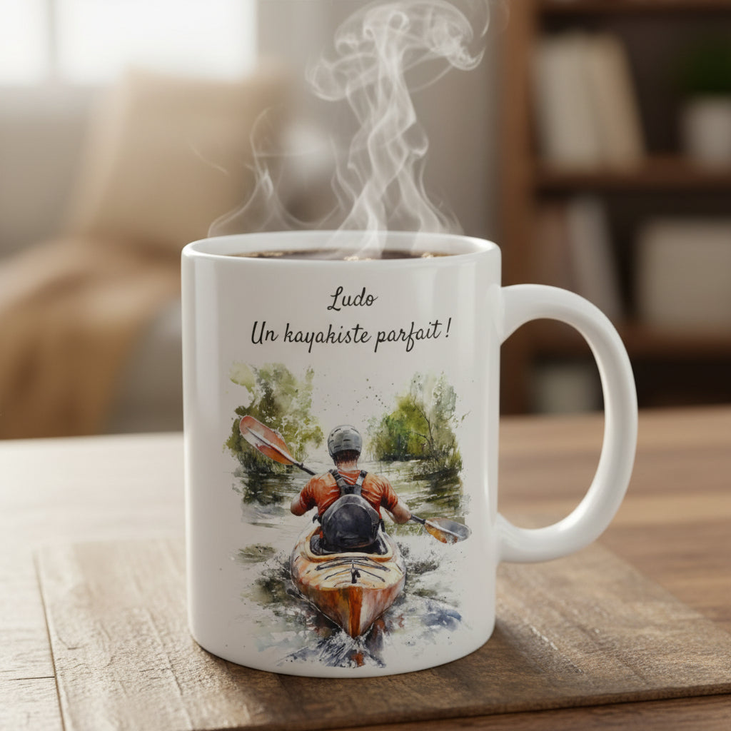 Personalized canoe kayak mug