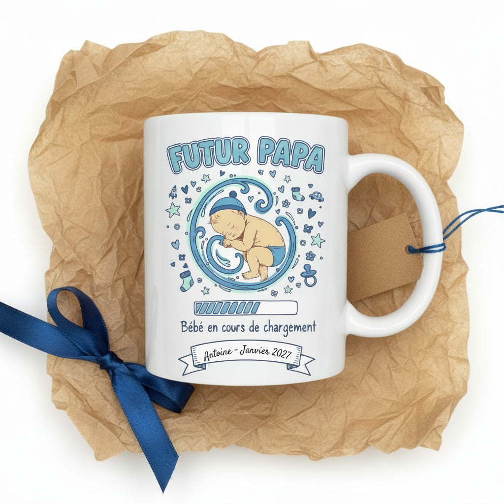 Mug Futur Papa - Bébé en cours de chargement