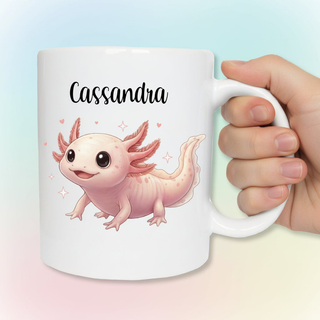 Mug personnalisé axolotl