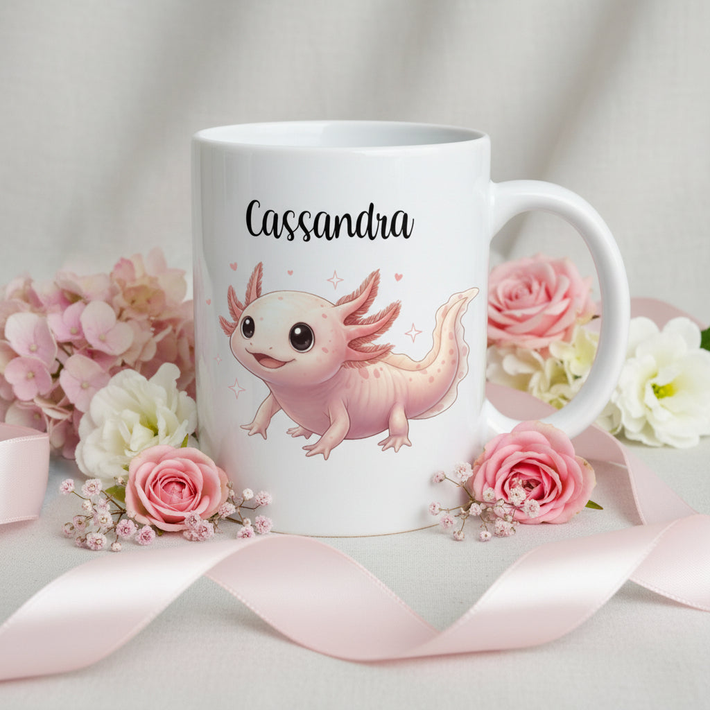 Mug personnalisé axolotl