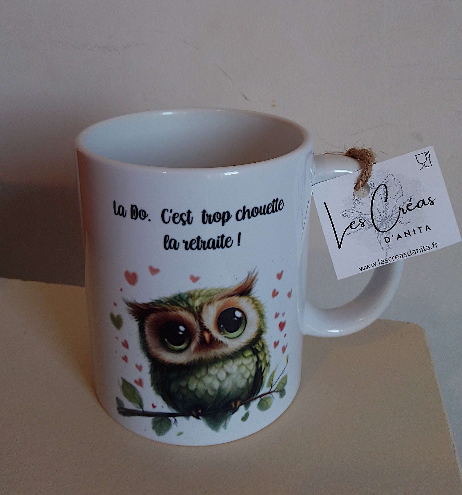Mug céramique 325ml parrain personnalisé avec prénom - cadeau original pour parrain

