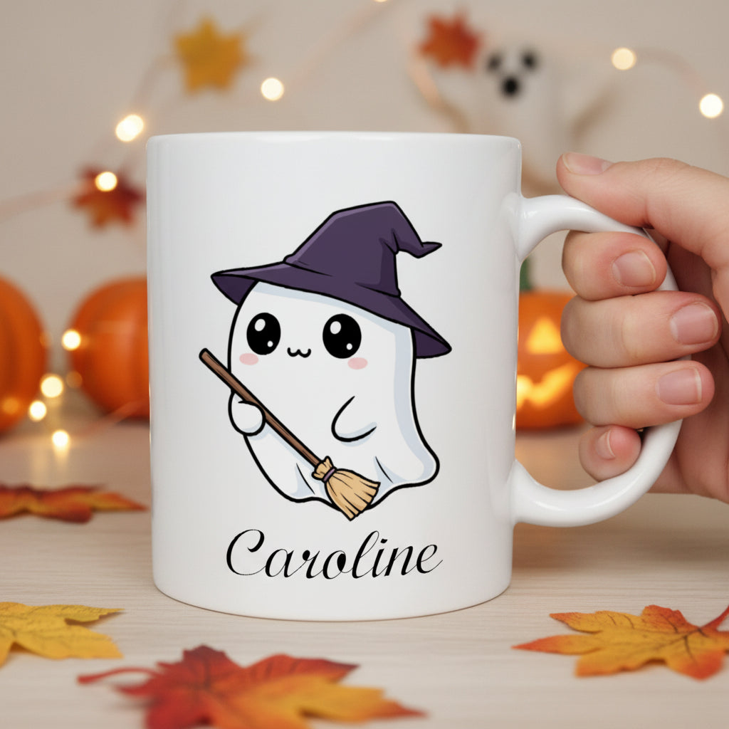Mug personnalisé fantôme Halloween