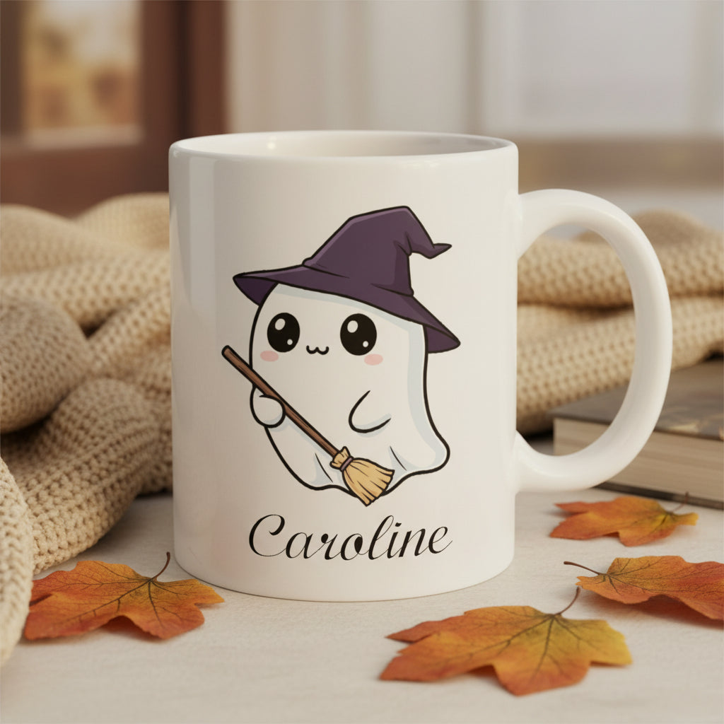 Mug personnalisé fantôme Halloween