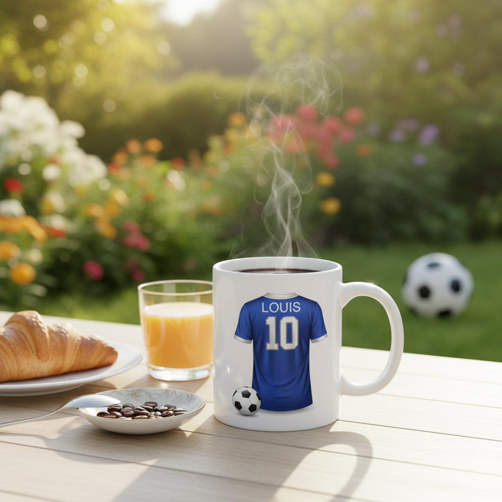 Mug cadeau personnalisé pour fan de football