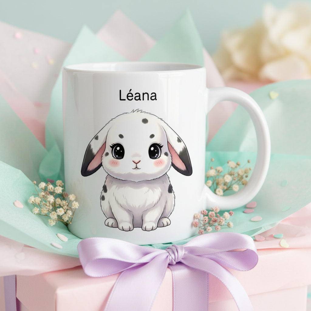 Mug personnalisé lapin bélier