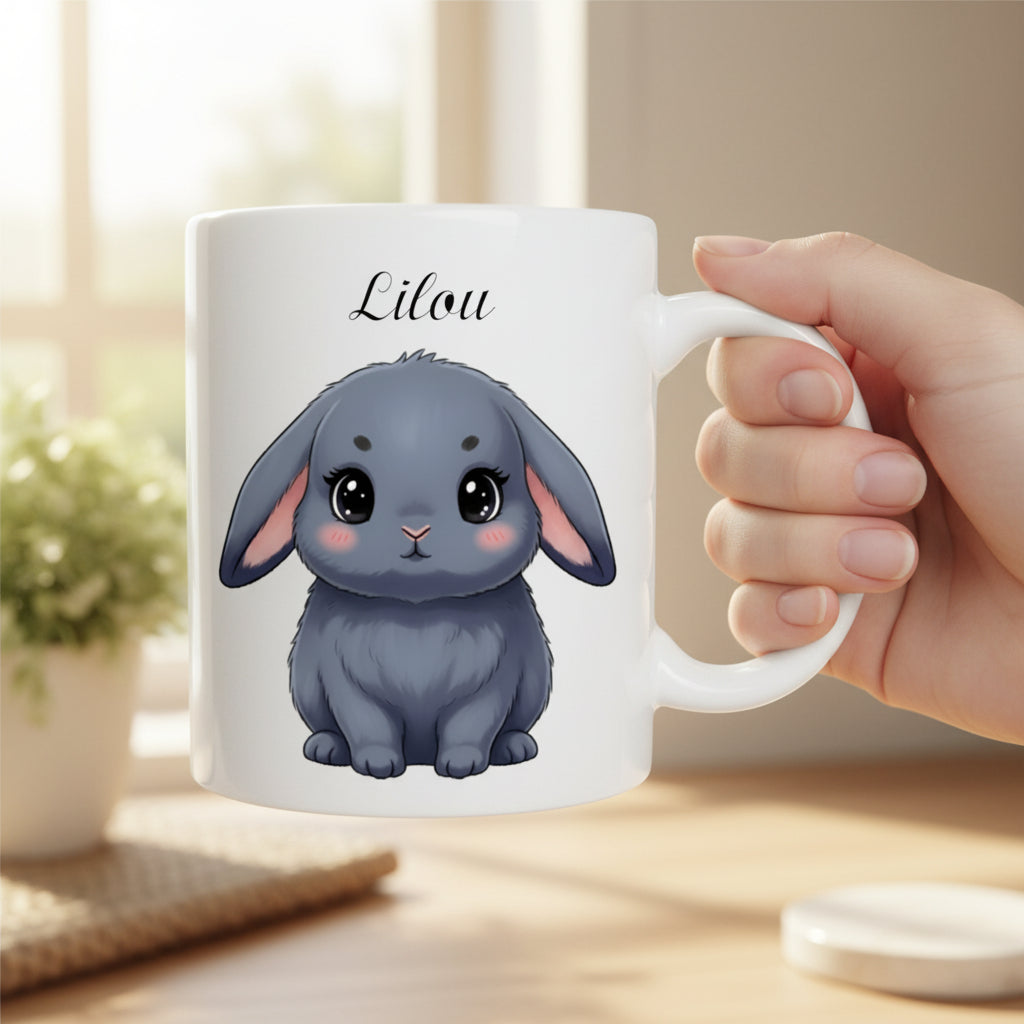 Mug personnalisé lapin bélier