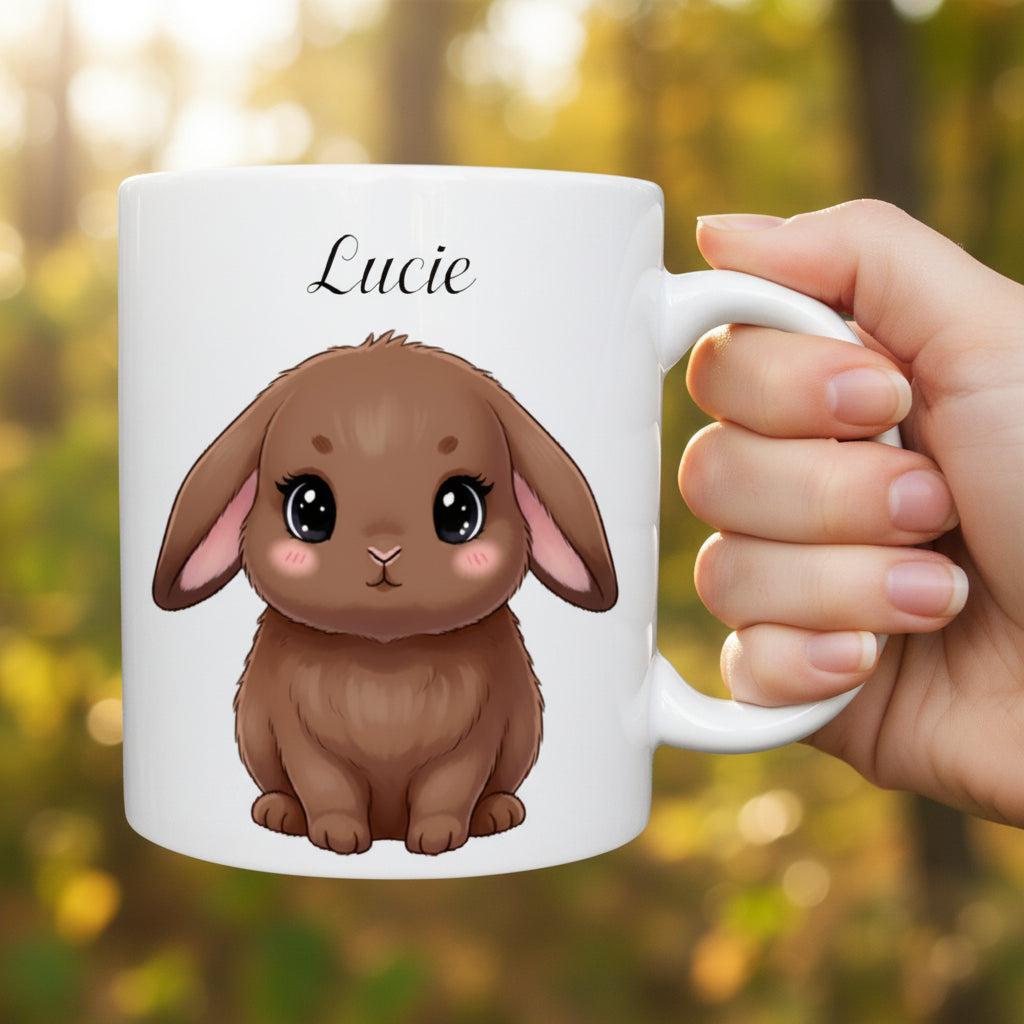 Mug personnalisé lapin bélier