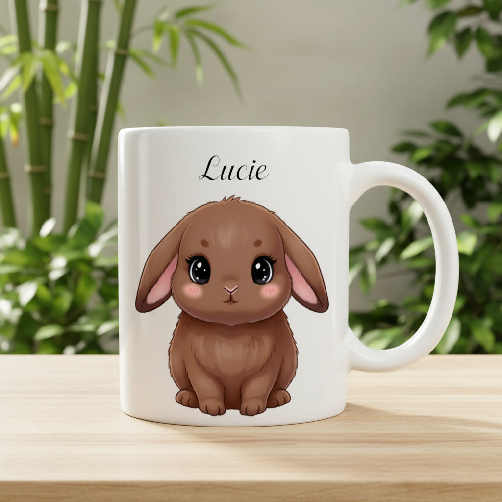 Mug personnalisé lapin bélier