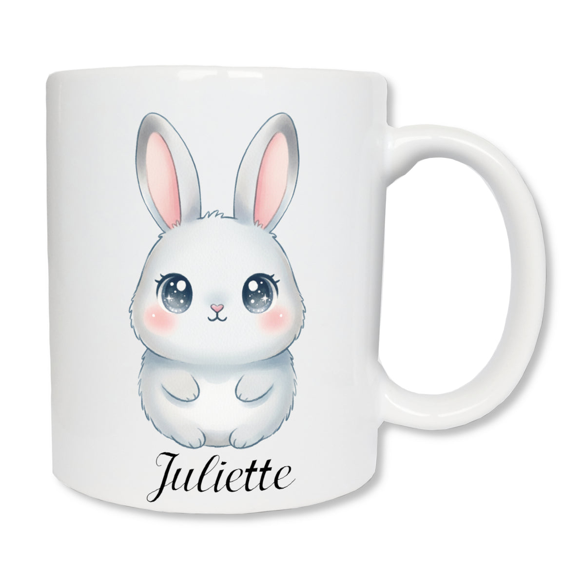 Mug personnalisé lapin kawaii