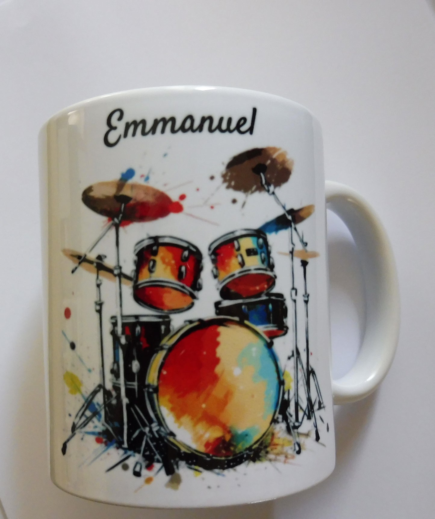 Mug personnalisé batterie, cadeau batteur
