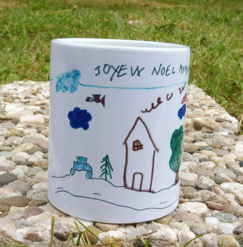 Mug personnalisé dessin — cadeau fête des grands-mères pour mamie
