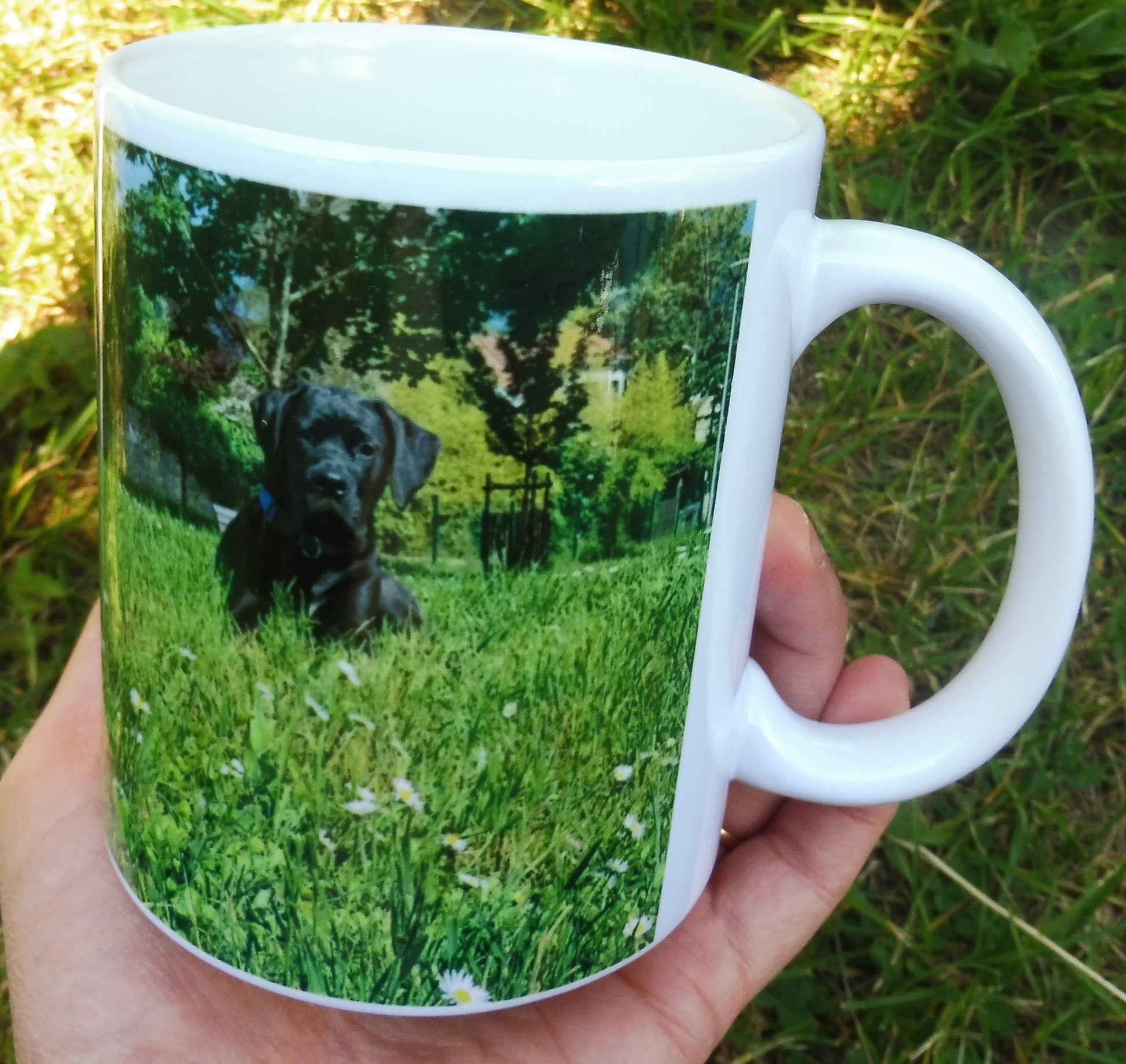 Mug personnalisé avec photo mise en situation - cadeau anniversaire
 