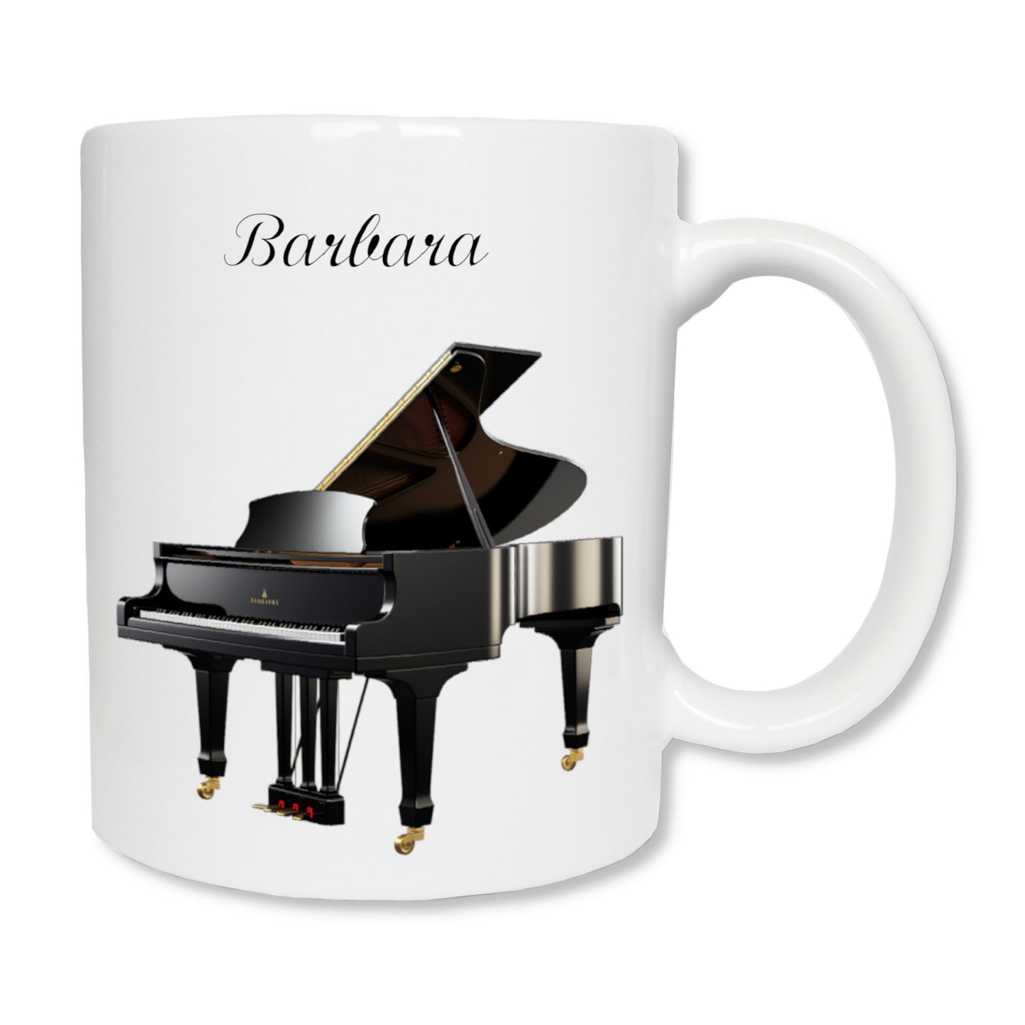 Mug personnalisé piano avec prénom - cadeau musicien pianiste

