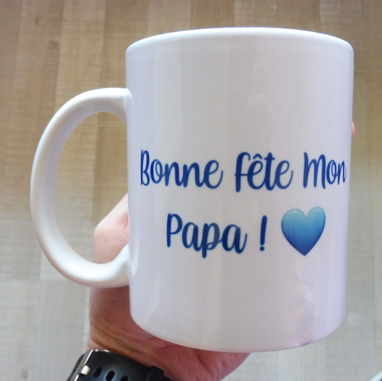 Mug avec texte verso photo personnalisé - souvenir en céramique
