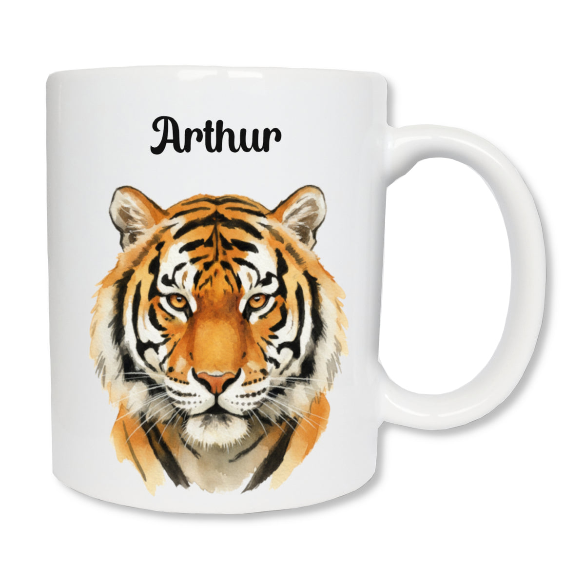 Mug personnalisé tête de tigre