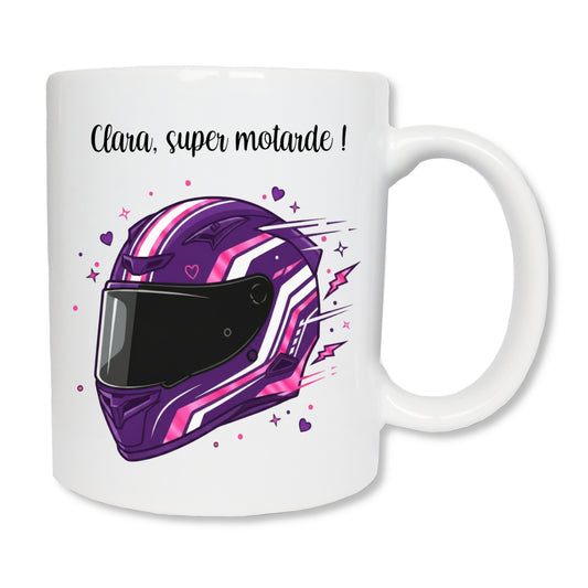 Personalized biker mug