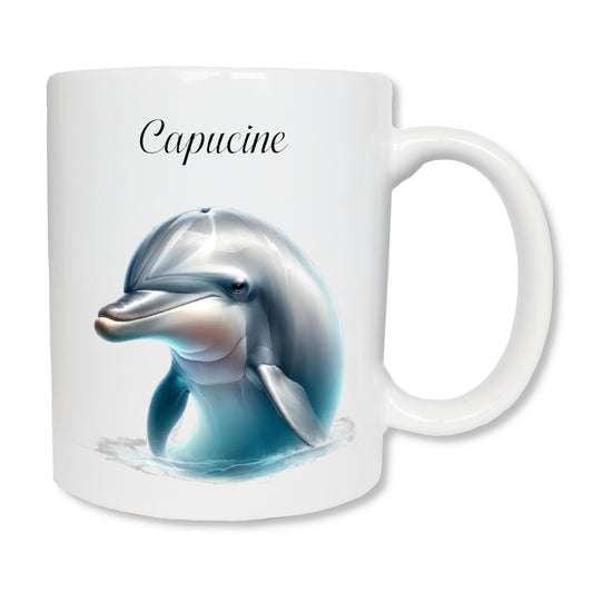 Personalized dolphin mug
