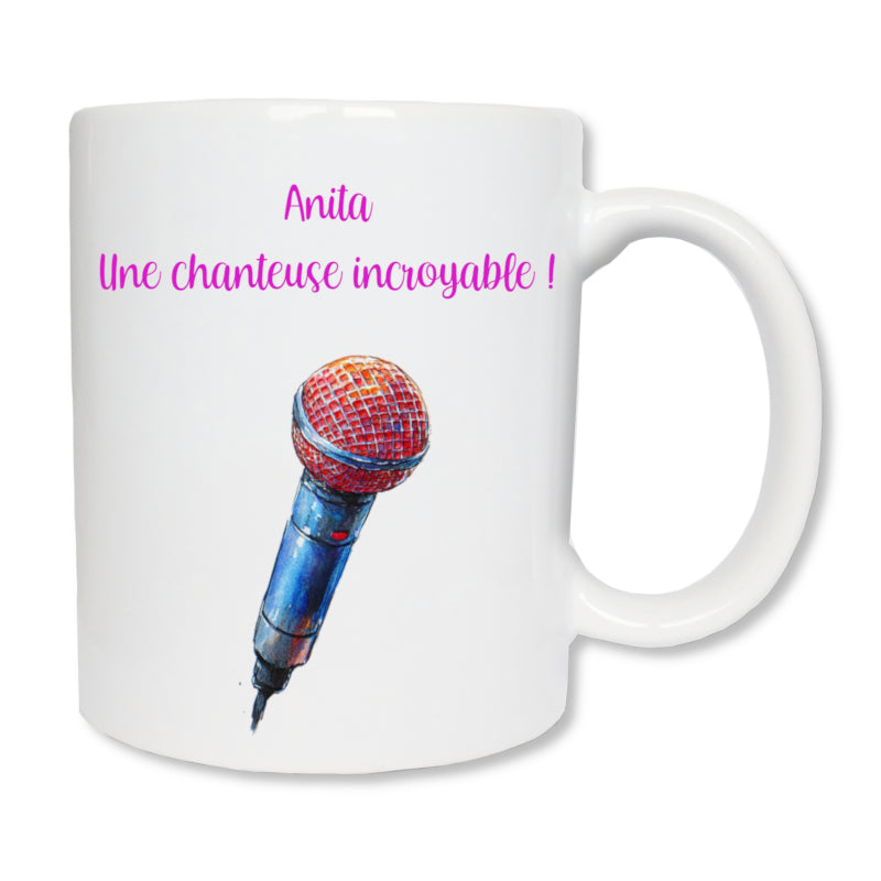 Mug personnalisé karaoké