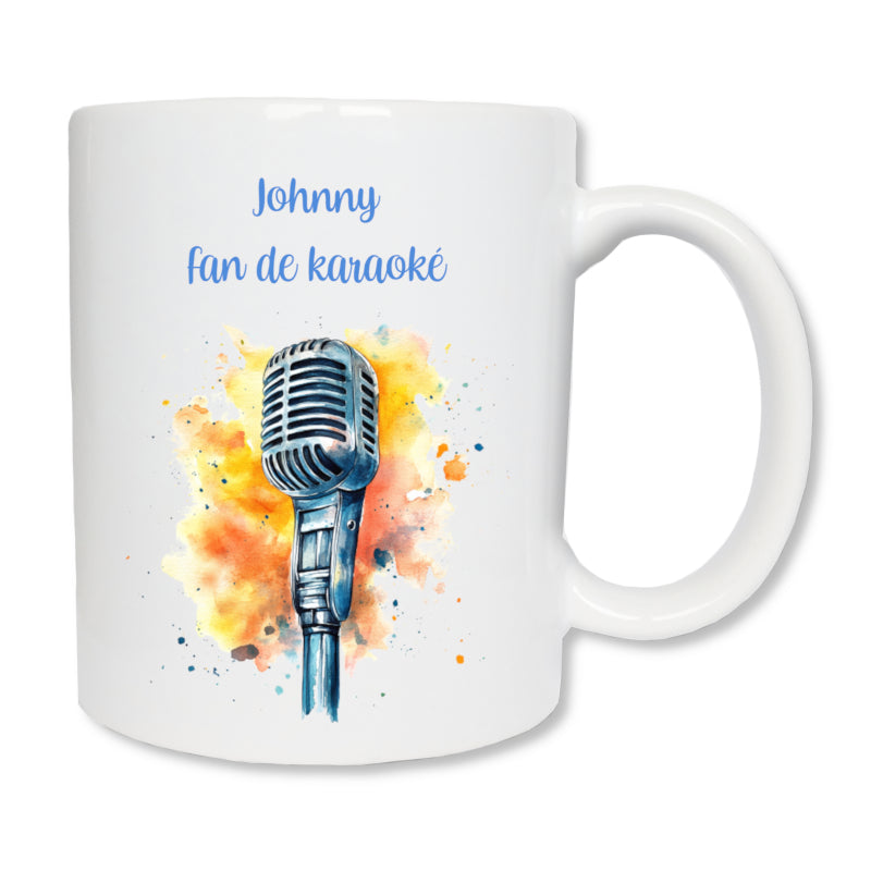 Mug personnalisé karaoké