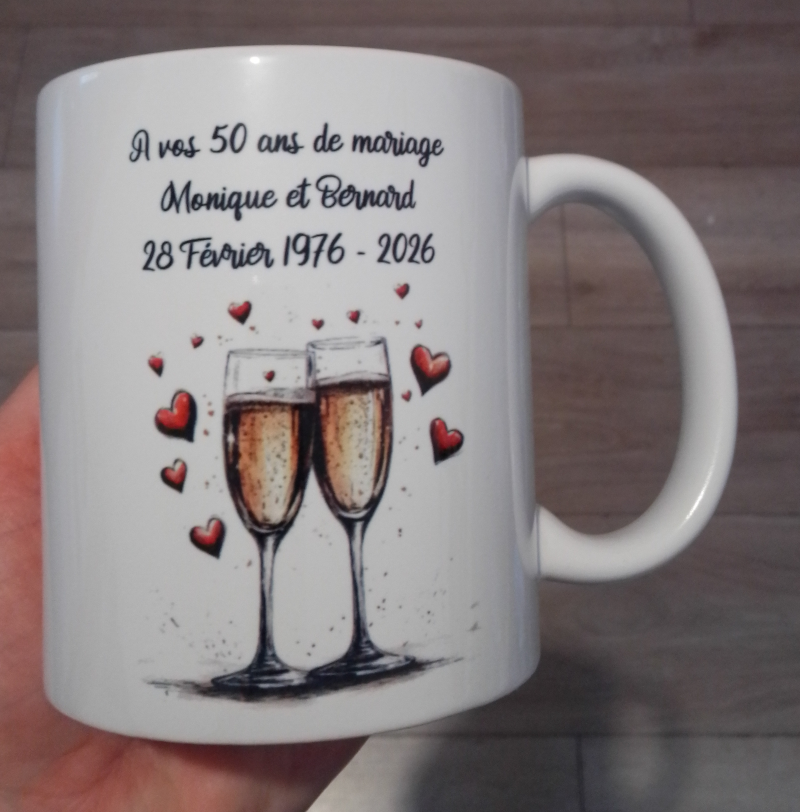 personalized wedding anniversary mug